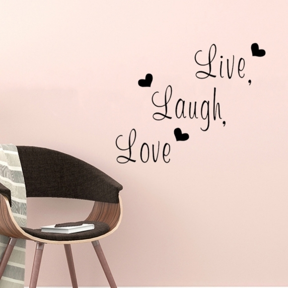 VINYL Wall Decal LIVE LAUGH LOVE - Picture 5 of 6